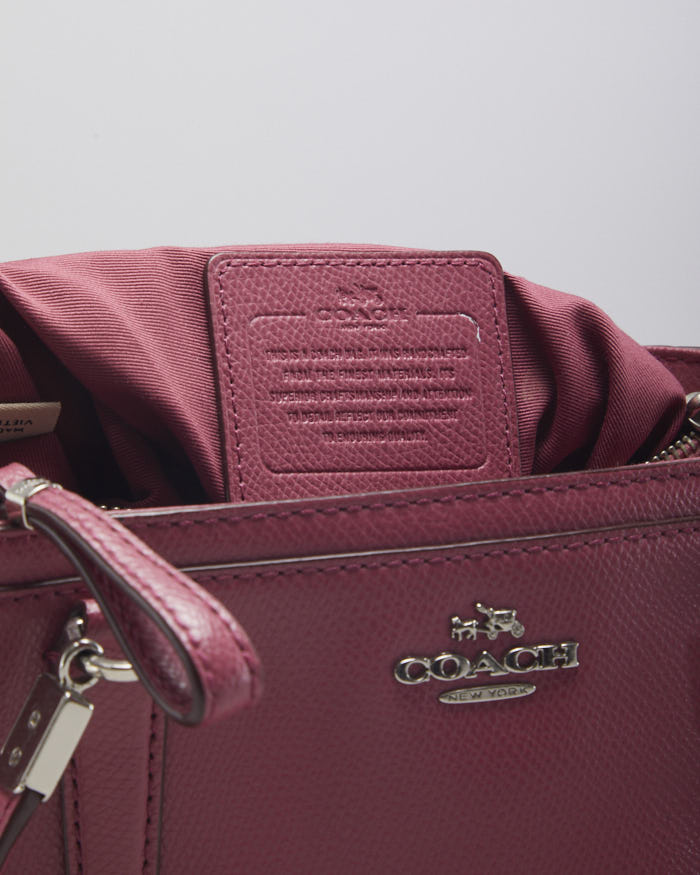 Coach Pink Leather Crossbody Bag