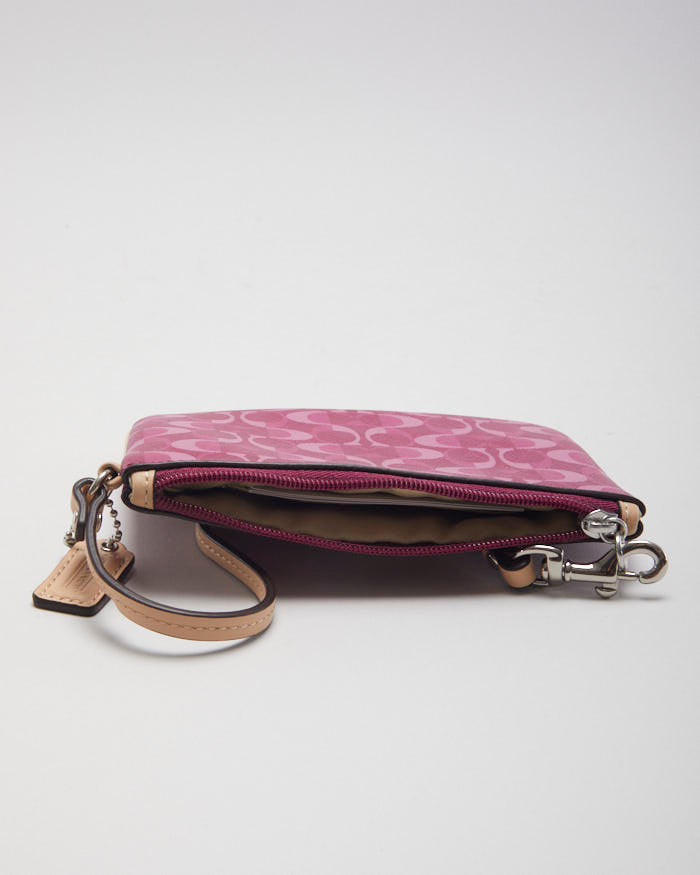 Y2k 00s Coach Pink Monogram Purse