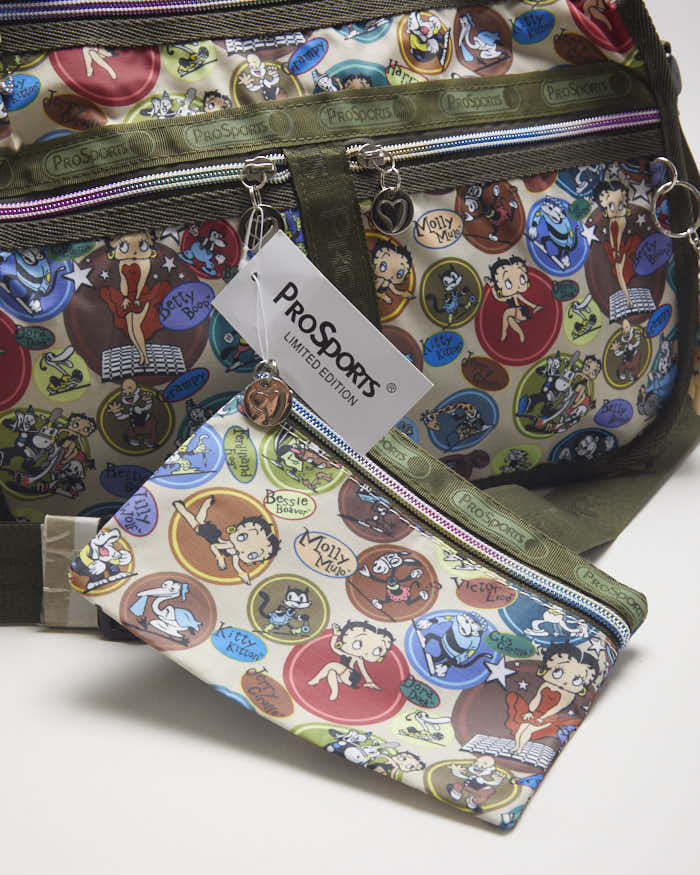 Deadstock Y2k 00s Prosports Betty Boop Cross-body Bag