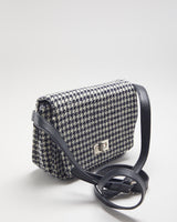 Vintage Glen Applin Harris Tweed Dogtooth Bag