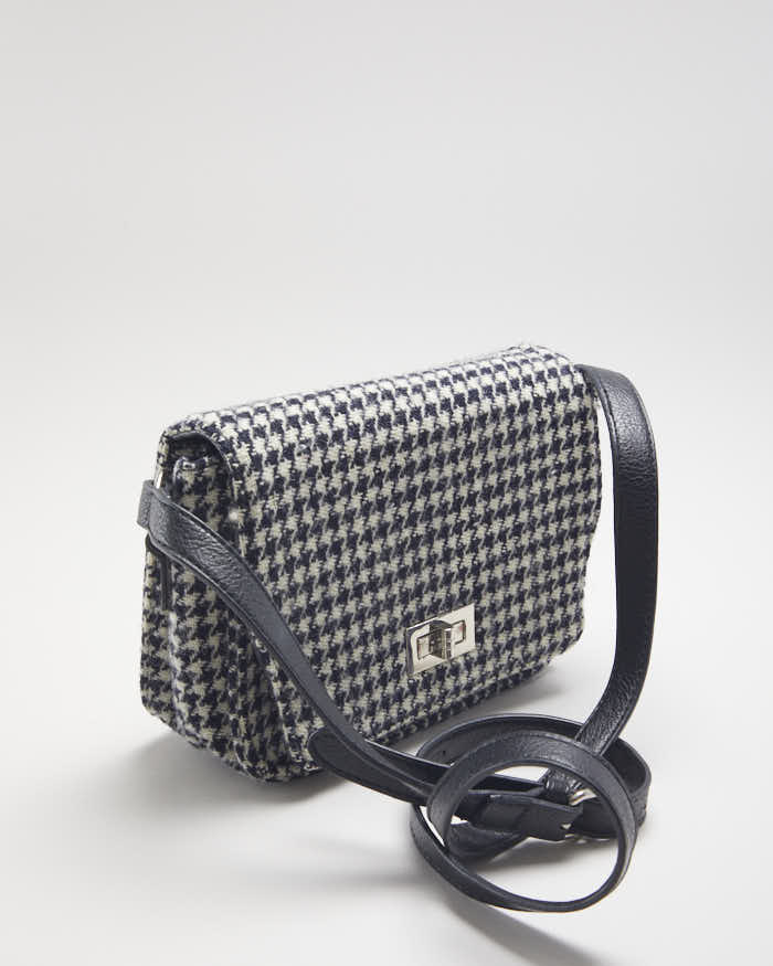 Vintage Glen Applin Harris Tweed Dogtooth Bag
