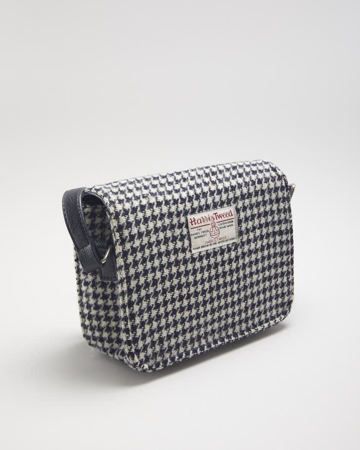 Vintage Glen Applin Harris Tweed Dogtooth Bag