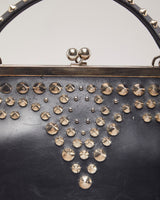 Vintage Miu Miu Cleo Leather Studded Handbag