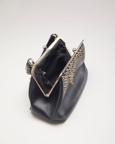 Vintage Miu Miu Cleo Leather Studded Handbag
