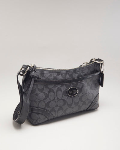 Coach Black Monogram Classic Handbag