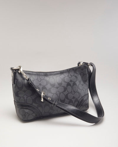 Coach Black Monogram Classic Handbag