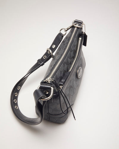 Coach Black Monogram Classic Handbag