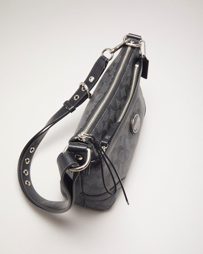 Coach Black Monogram Classic Handbag