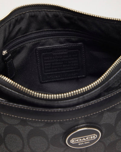 Coach Black Monogram Classic Handbag