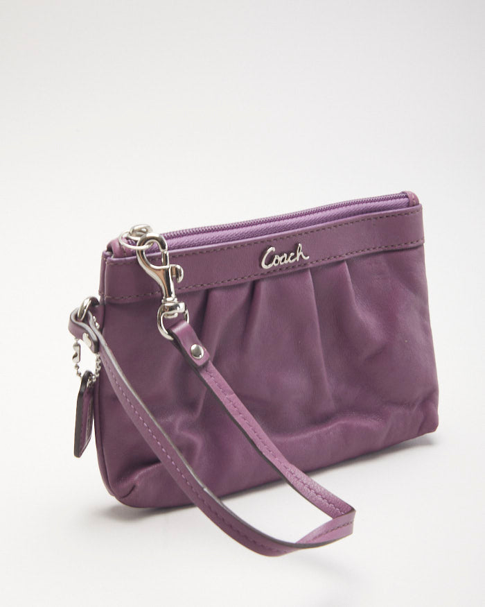 Coach Purple Clutch Purse