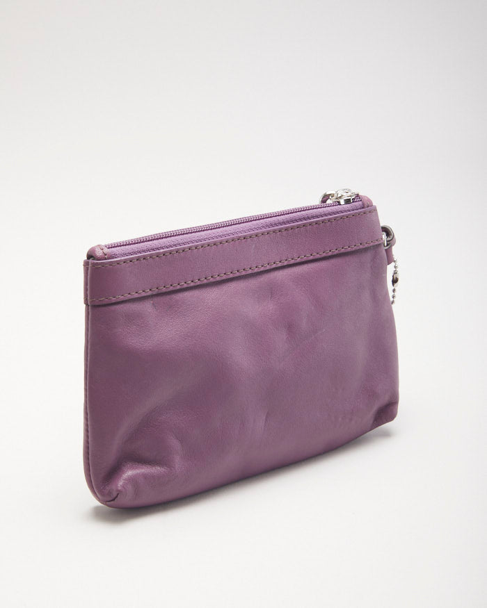 Coach Purple Clutch Purse