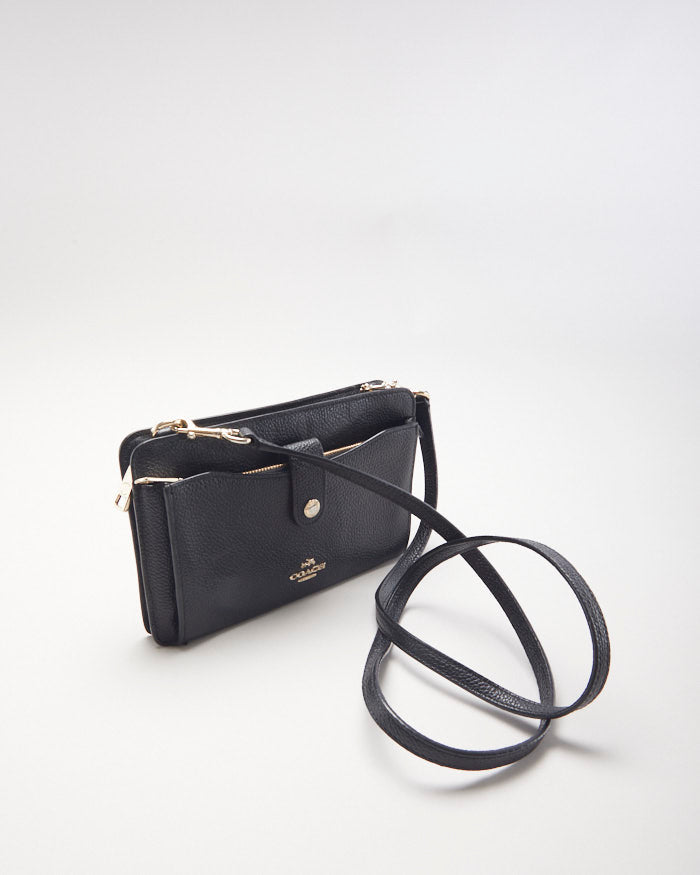 Coach Black Leather Cross-body Bag