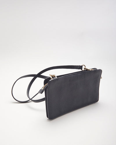 Coach Black Leather Cross-body Bag