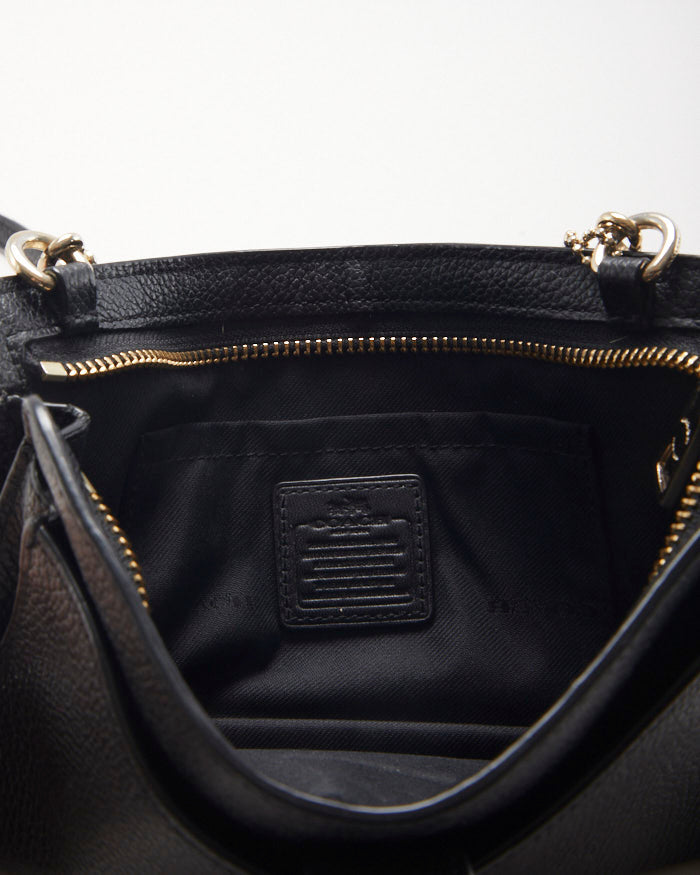 Coach Black Leather Cross-body Bag