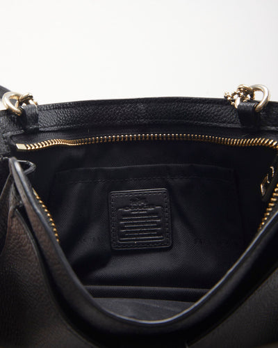 Coach Black Leather Cross-body Bag