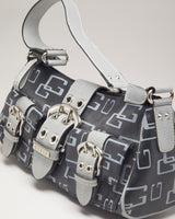 Guess Monogram Grey Handbag