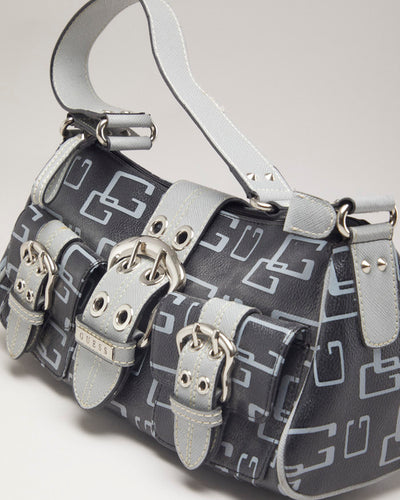 Guess Monogram Grey Handbag