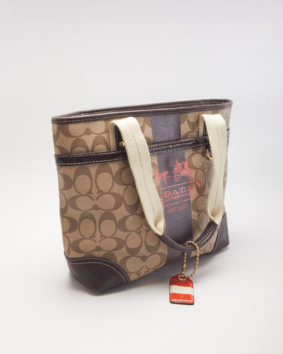 Coach Brown Monogram Handbag