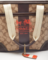 Coach Brown Monogram Handbag
