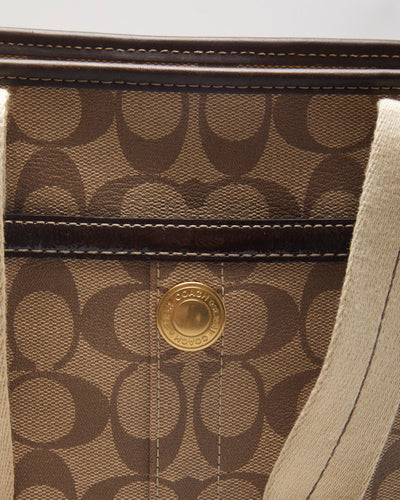 Coach Brown Monogram Handbag