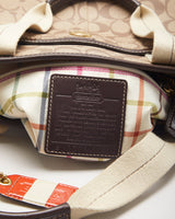 Coach Brown Monogram Handbag