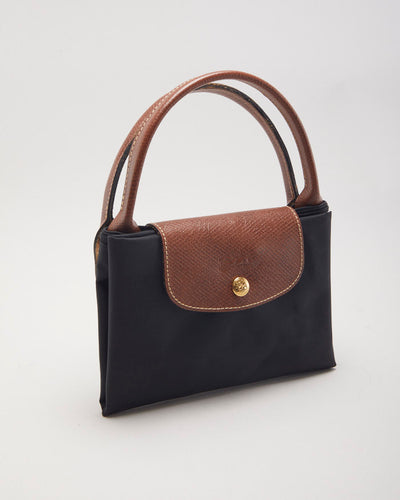 Longchamp Le Pilage Original Black Tote Bag L