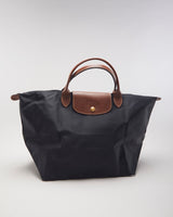 Longchamp Le Pilage Original Black Tote Bag L
