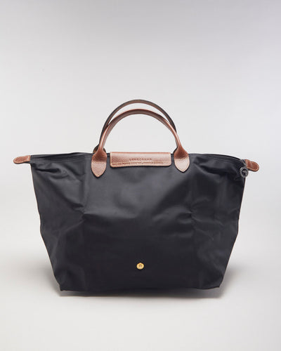 Longchamp Le Pilage Original Black Tote Bag L