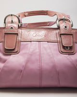 Vintage Y2k 00s Coach Pink Leather Bag