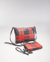 Coach Tartan Crossbody Bag With Matching Purse