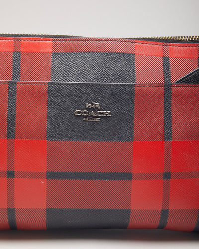 Coach Tartan Crossbody Bag With Matching Purse