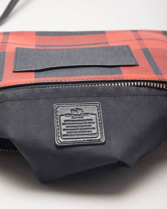 Coach Tartan Crossbody Bag With Matching Purse