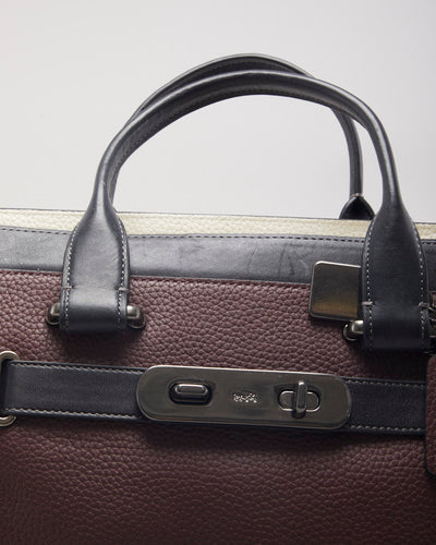 Coach Colour Block Pebble Swagger Bag