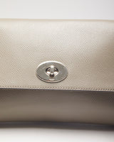 Coach Grey Leather Crossbody Bag