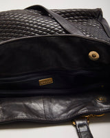Bally  Quilted Leather Tote Shoulder Bag