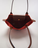 Longchamp Le Pilage Orange Small Tote Bag
