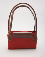 Longchamp Le Pilage Orange Small Tote Bag
