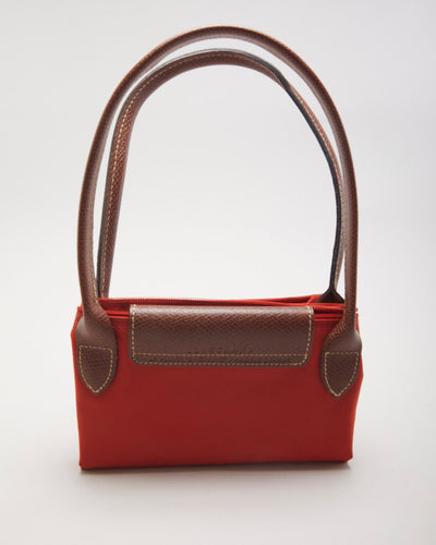 Longchamp Le Pilage Orange Small Tote Bag