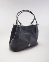 Coach Black Leather Shoulder Bag