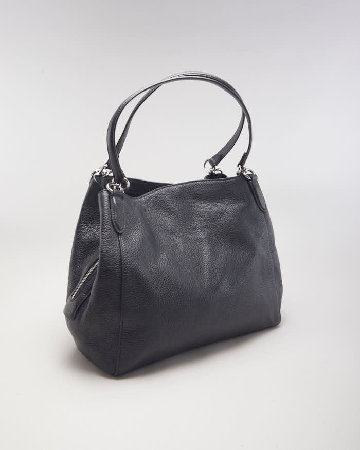 Coach Black Leather Shoulder Bag