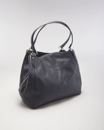Coach Black Leather Shoulder Bag