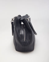 Coach Black Leather Shoulder Bag