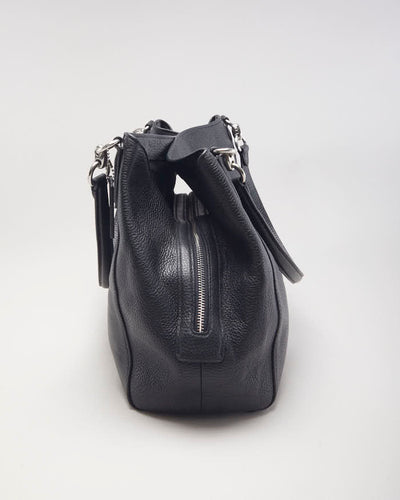 Coach Black Leather Shoulder Bag