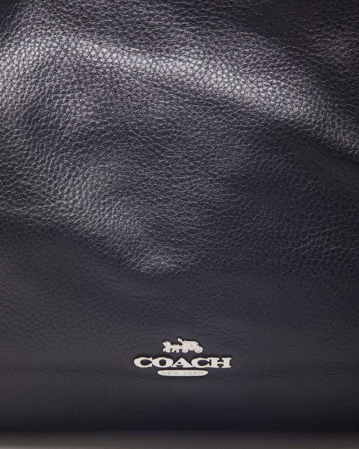 Coach Black Leather Shoulder Bag