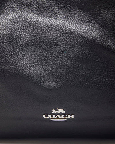 Coach Black Leather Shoulder Bag
