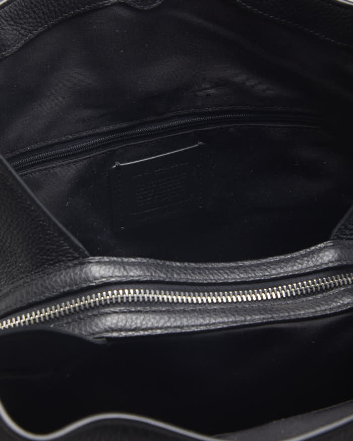 Coach Black Leather Shoulder Bag