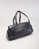 Tods Black Leather Handbag