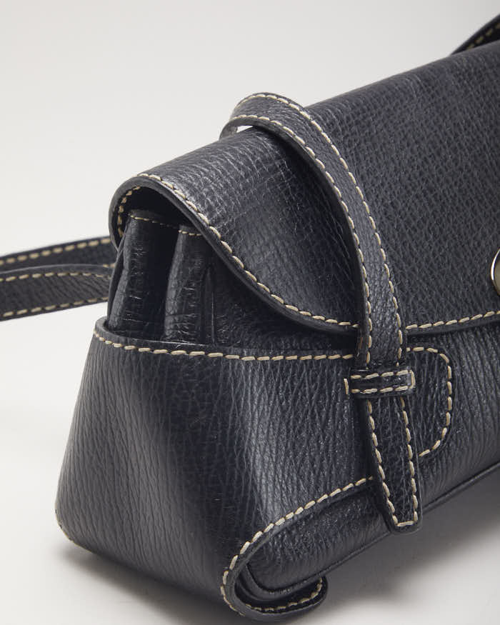 Borsa A Mano In Pelle Nera Tods