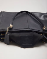 Coach Black Leather Tote Shopper Bag