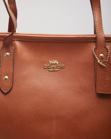 Coach Brown Leather Tote Bag